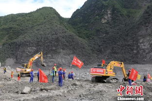 进入大规模土石方施工阶段 中国铁建奋战在茂县抢险一线 组图